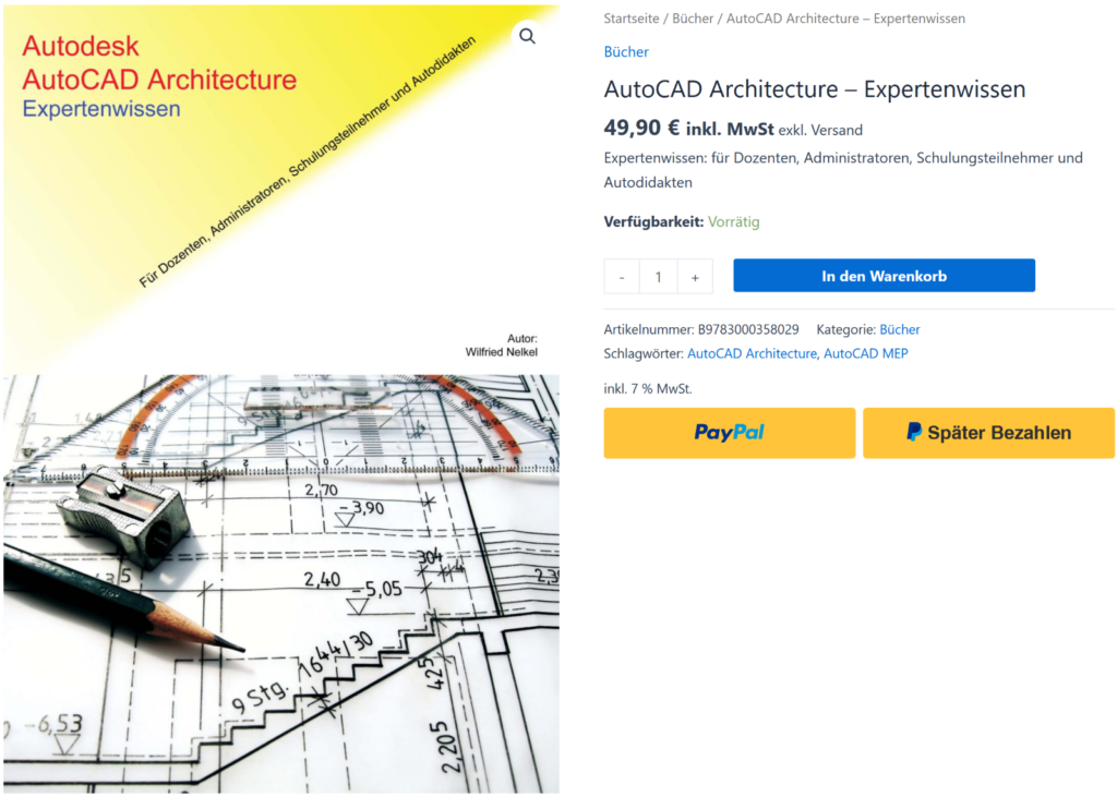 AutoCAD Architecture - Expertenwissen