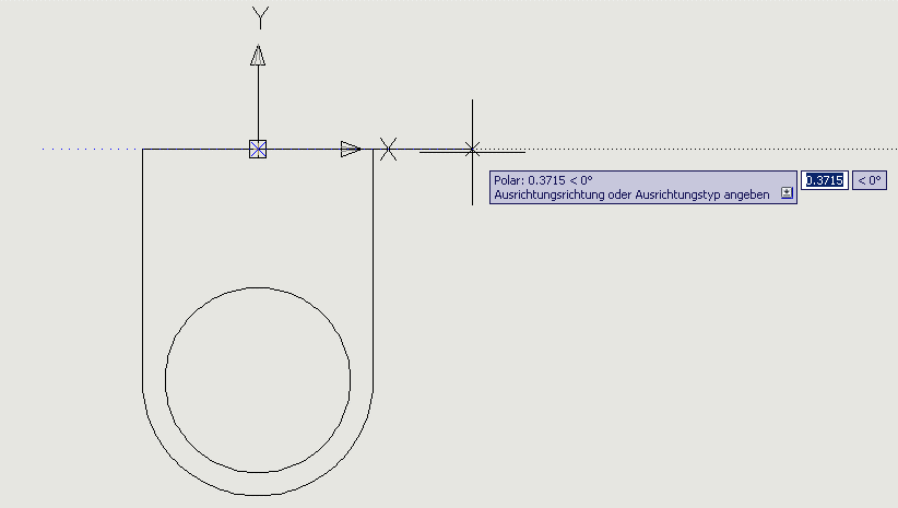 Ausrichtungsparameter sind eine einfache und komfortable Möglichkeit, Blockdefinitionen automatisch an ggf. auch schräge Konturen auszurichten.