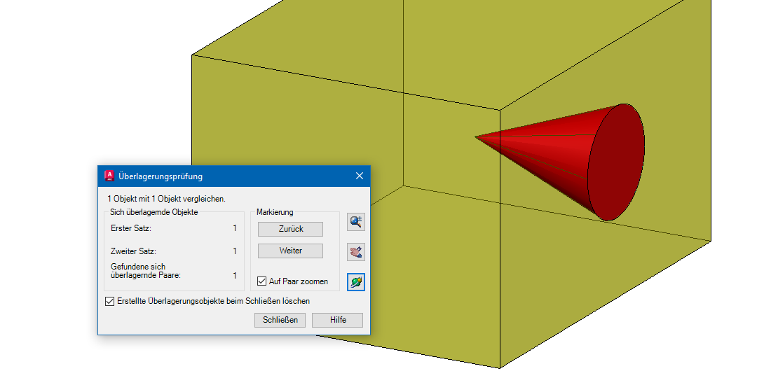 Überlagerungen bieten eine spezielle Möglichkeit im AutoCAD, um mit Volumenkörpern und Booleschen Operationen zu arbeiten.