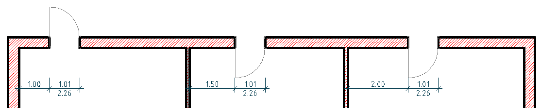 AEC-Bemaßungen können mit 2 x Ursprung in AutoCAD-Bemaßungen umgewandelt werden.