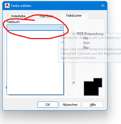 Farbbücher im AutoCAD bieten eine einfache Möglichkeit, um individuelle Farben im AutoCAD zu verwenden.